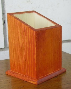 Mahogany Bookmark Stand - Click Image to Close